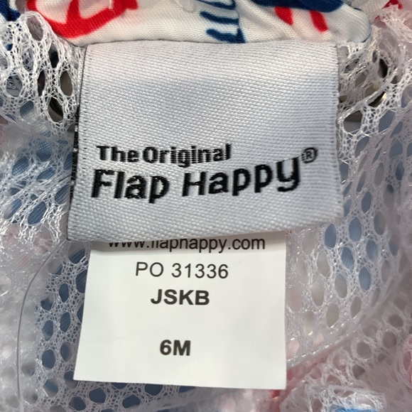 NWT Flap Happy Swim Trunks, Blue & Red Crab & Lobster Design, Boys Size 6M - Picture 7 of 10